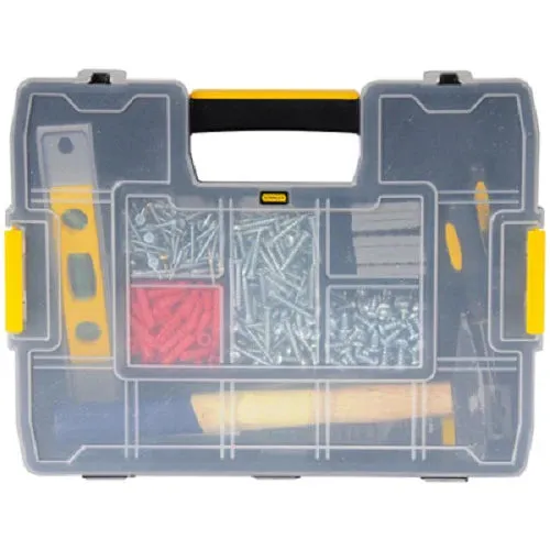 Stanley STST14022 Sort-Master Junior Small Parts Storage Organizers - Quantity of 2