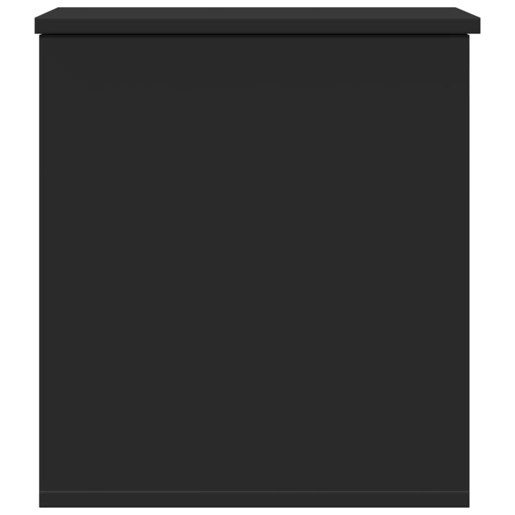 Storage Box Black 40x42x46 cm Engineered Wood