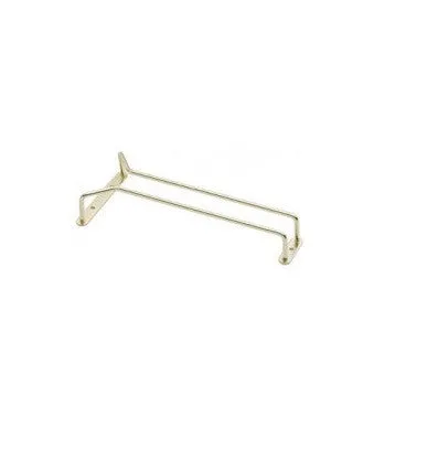 Thunder Group SLKGH010 10'' Brass Plated Wire Glass Hanger