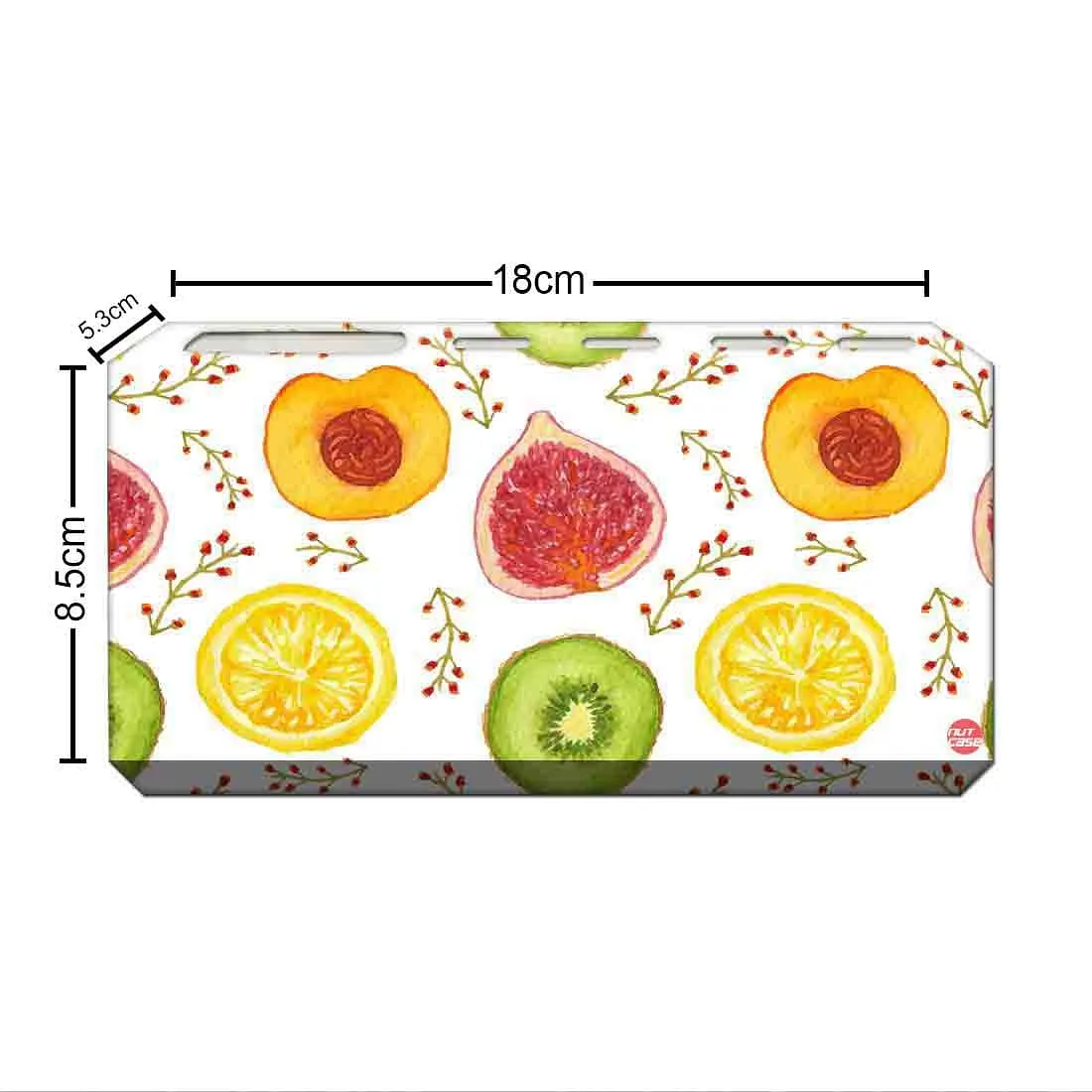 Toothbrush Holder Metal Bathroom Organizer - Fruits