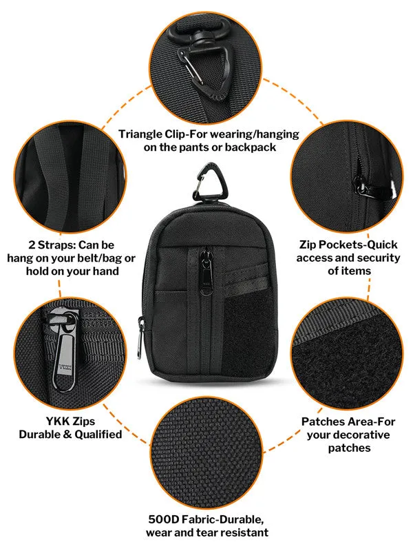 VE35 EDC Organizer Pouch, Tactical Keychain Pouch