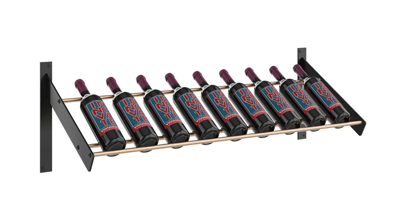VintageView Evolution Wine Wall Presentation Row Wine Rack (3-9 bottles)