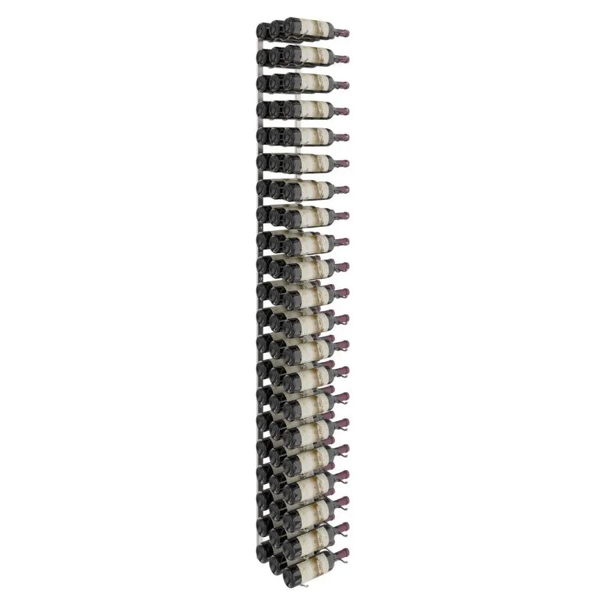 VintageView - W Series 8 – 2440mm Wall Mounted Metal Wine Rack Combo Kit (24-72 bottles)
