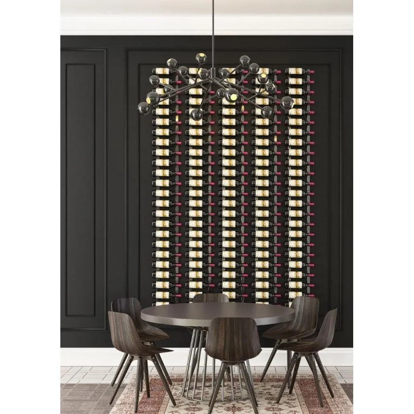 VintageView - W Series 8 – 2440mm Wall Mounted Metal Wine Rack Combo Kit (24-72 bottles)