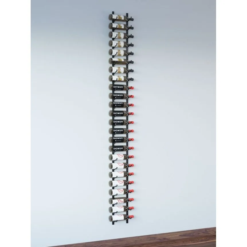 VintageView - W Series 8 – 2440mm Wall Mounted Metal Wine Rack Combo Kit (24-72 bottles)