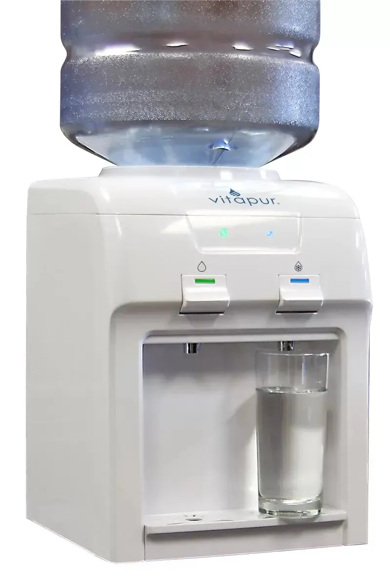 Vitapur White Countertop Top Loading Electric Water Dispenser