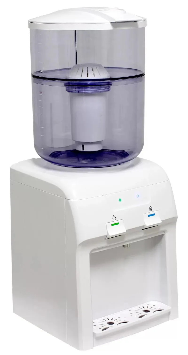 Vitapur White Countertop Top Loading Electric Water Dispenser