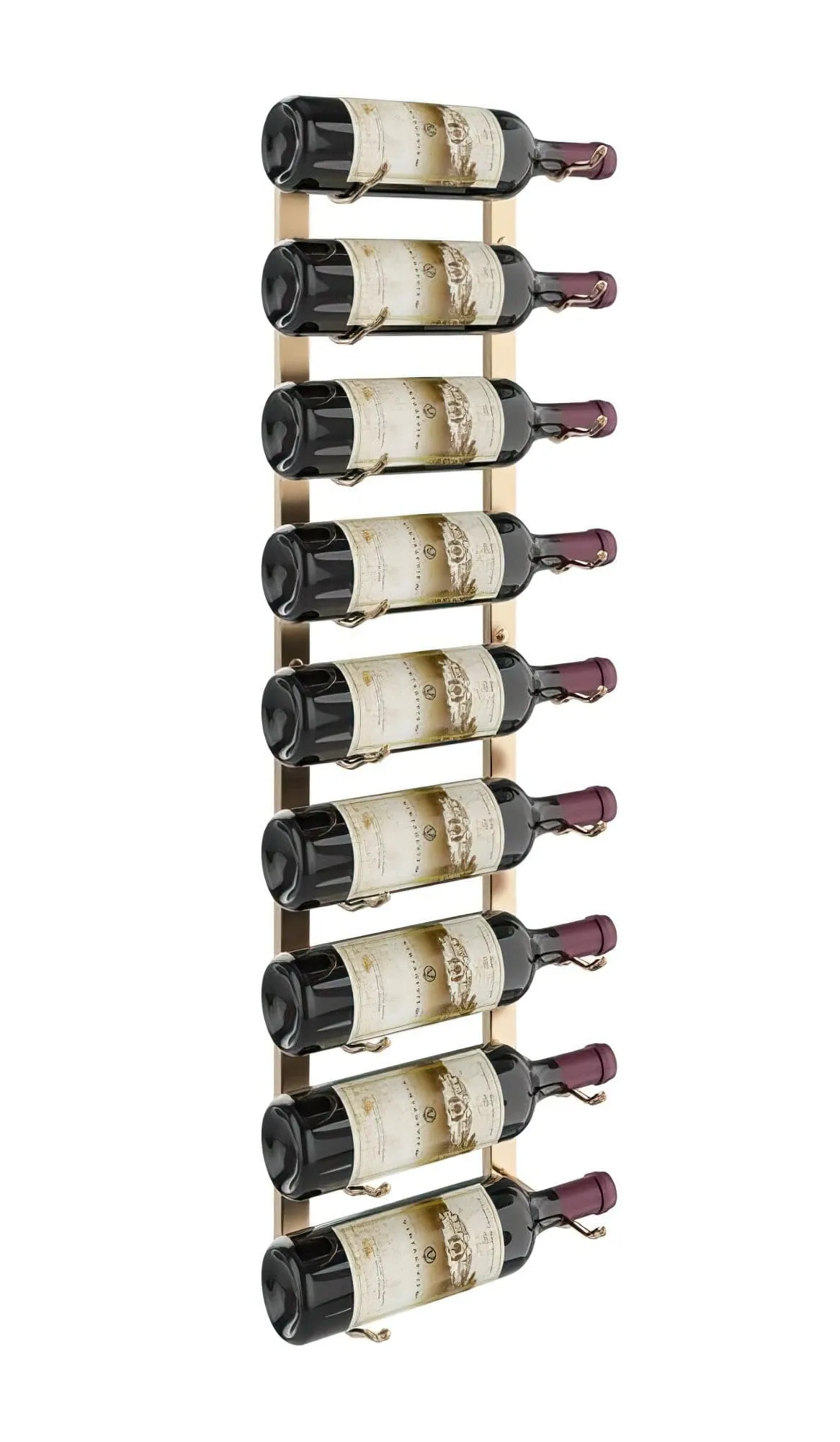 W Series 3ft Wall Mounted Wine Rack (9 bottles - Single Depth)