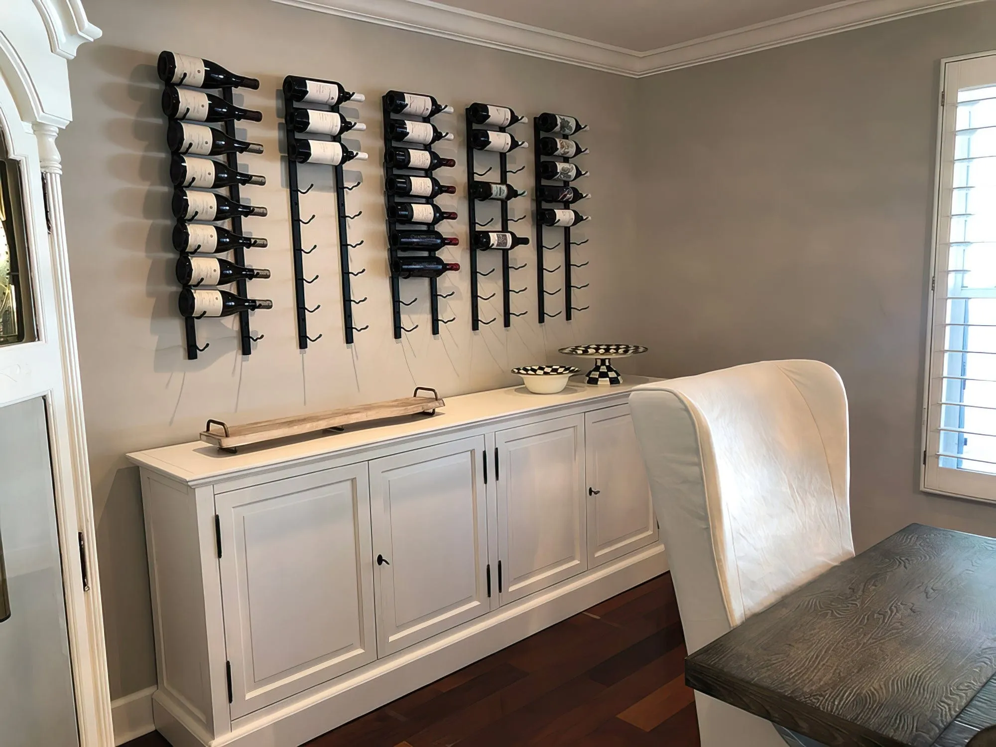 W Series 3ft Wall Mounted Wine Rack (9 bottles - Single Depth)