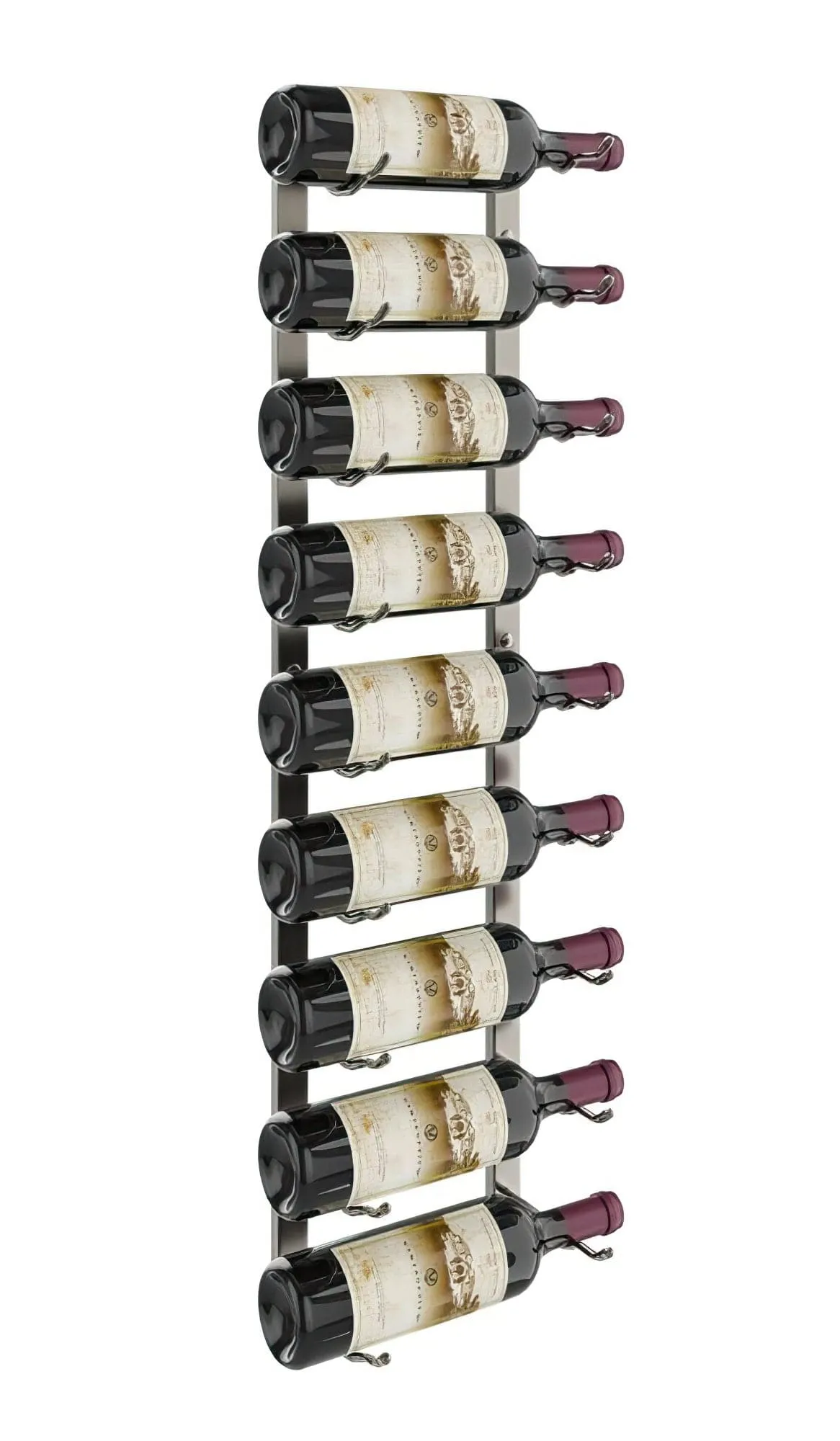 W Series 3ft Wall Mounted Wine Rack (9 bottles - Single Depth)