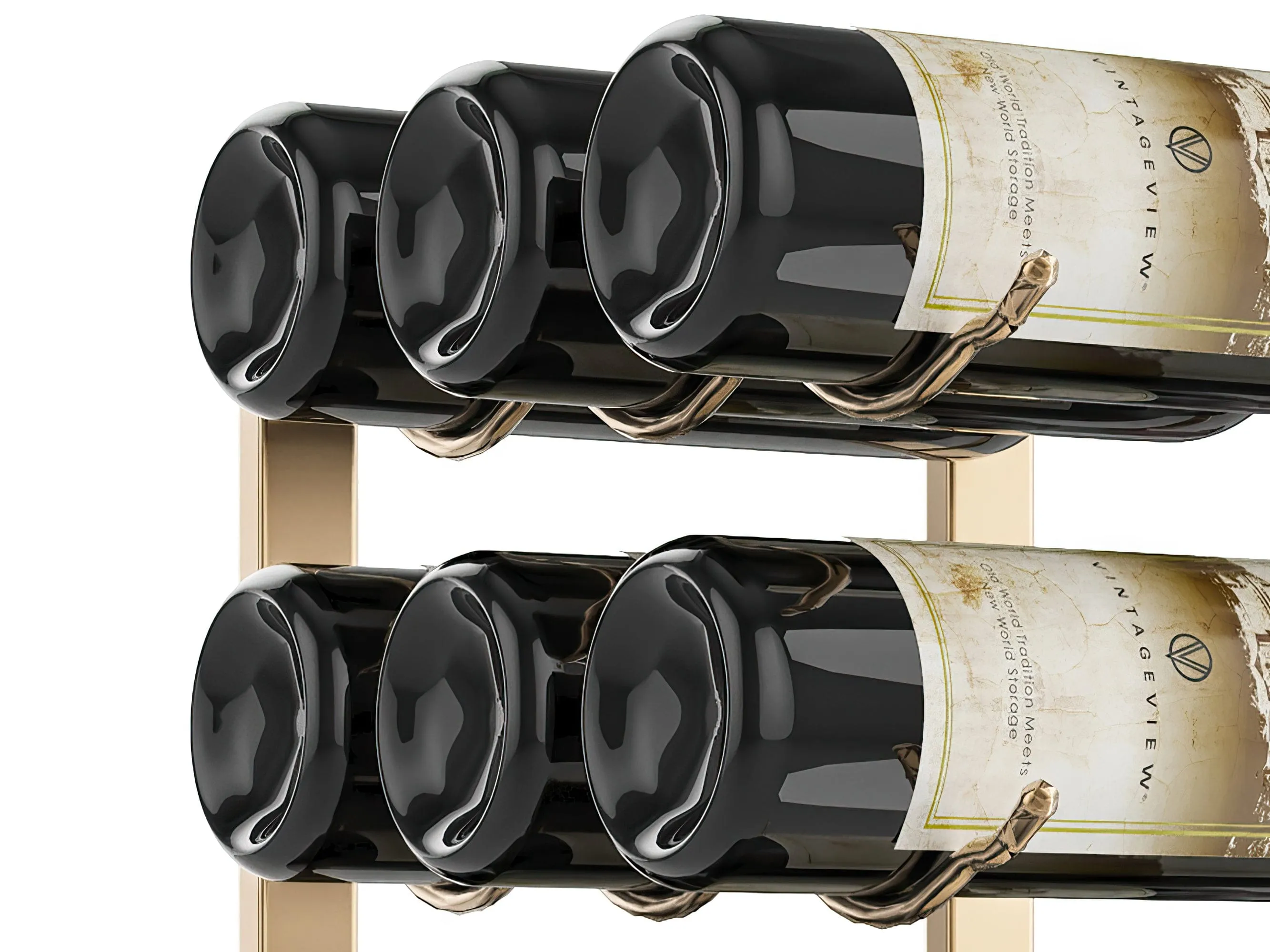 W Series 4ft Wall Mounted Wine Rack (36 bottles - Triple Depth)