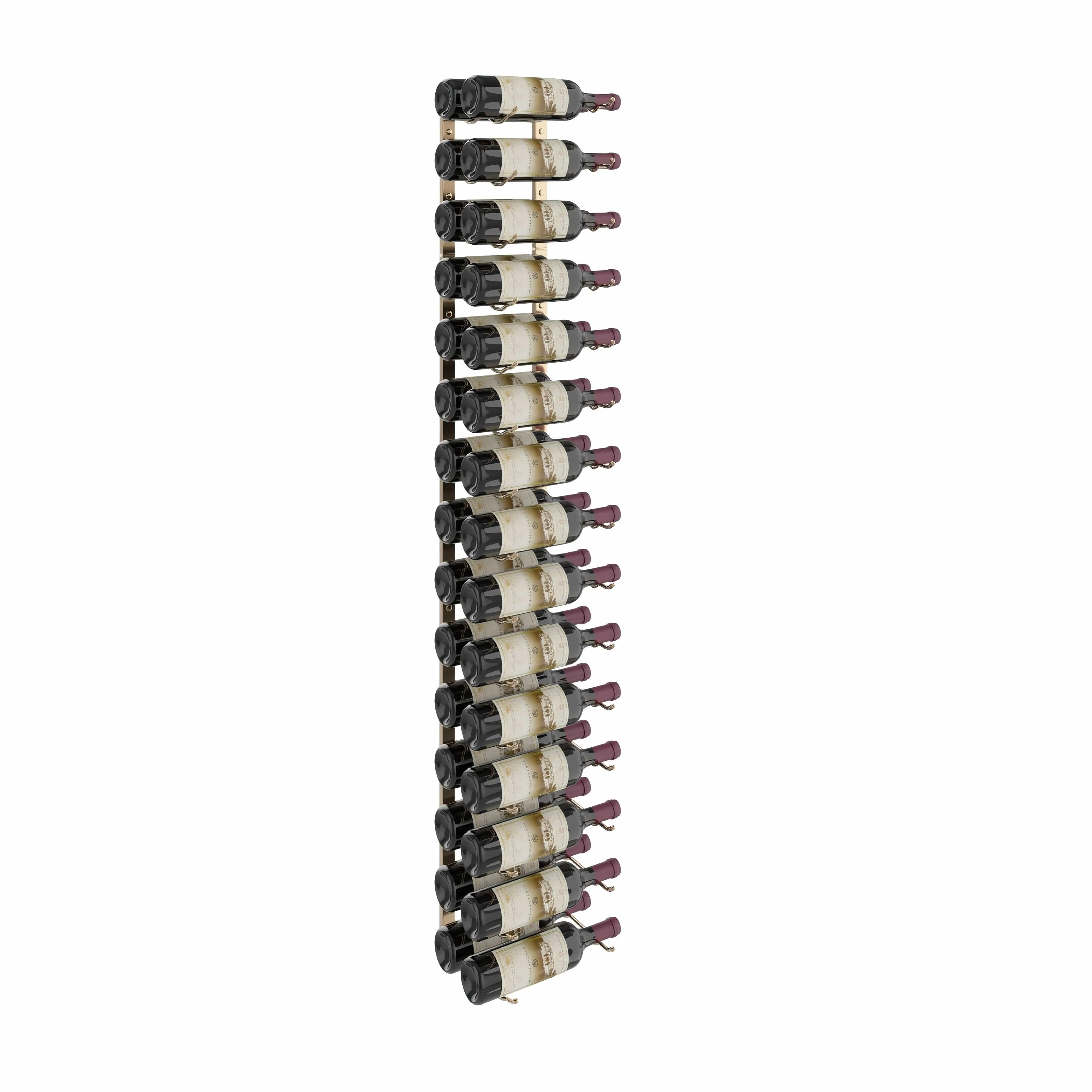 W Series 5ft Wall Mounted Wine Rack (30 bottles - Double Depth)