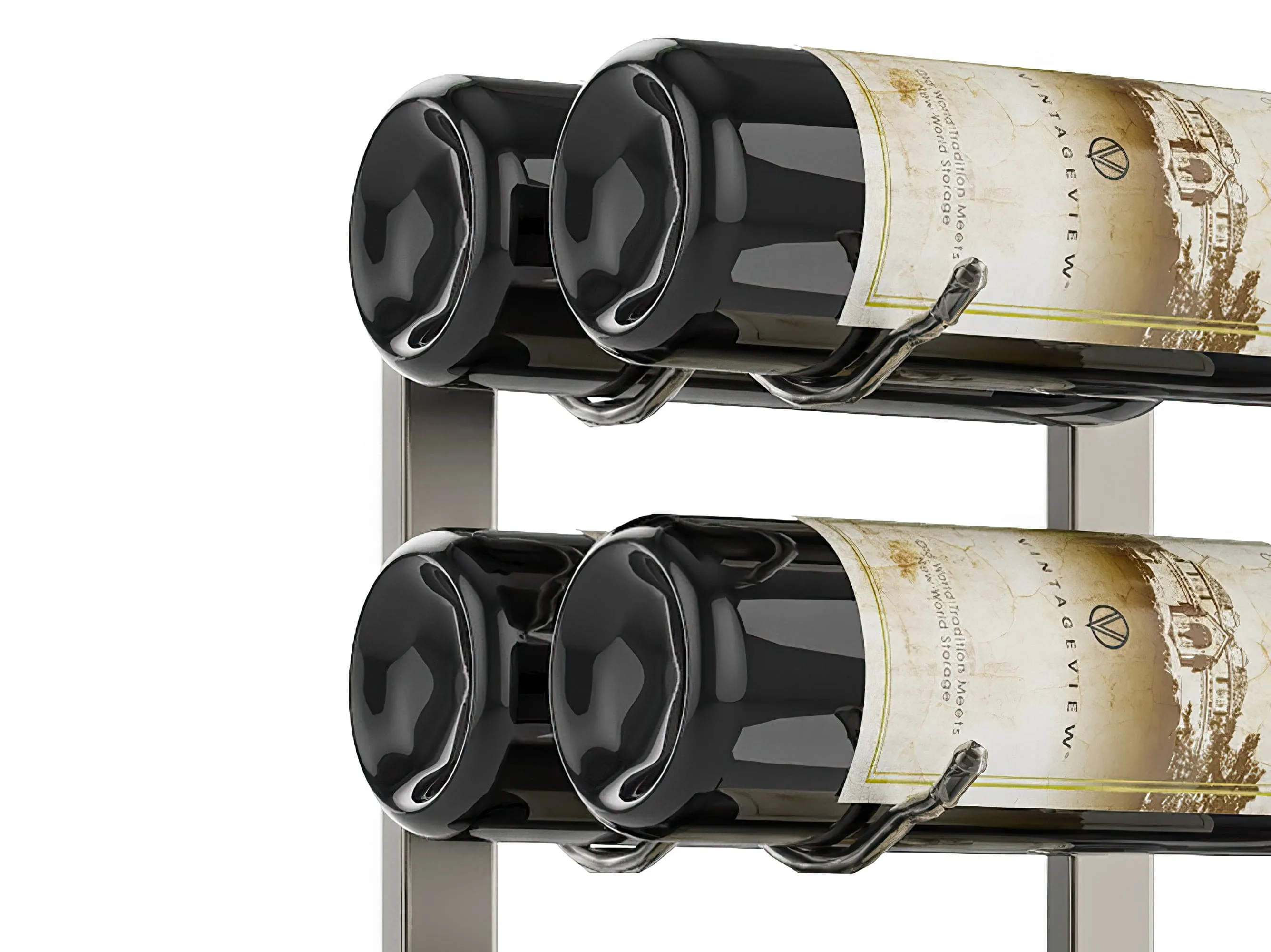 W Series 5ft Wall Mounted Wine Rack (30 bottles - Double Depth)