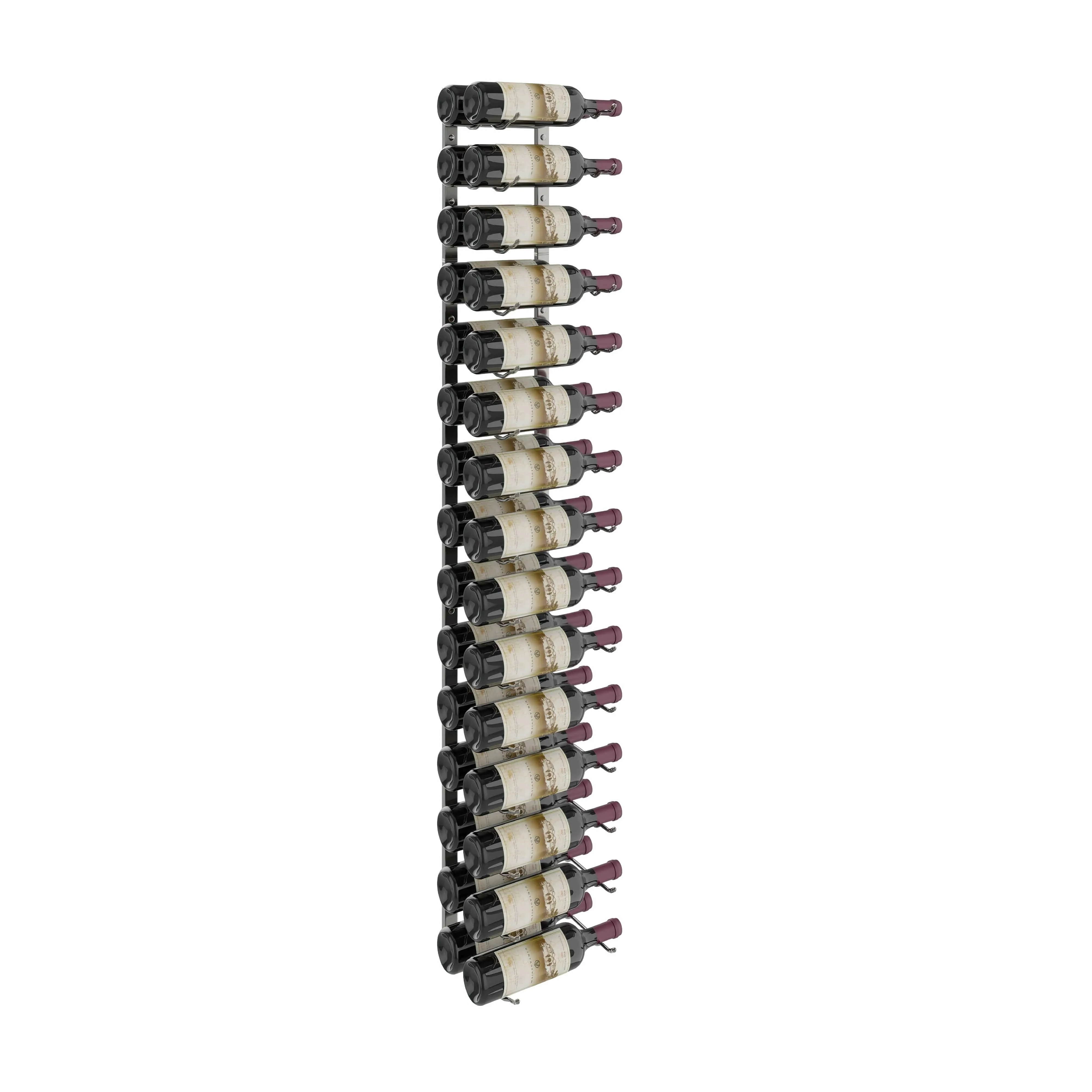 W Series 5ft Wall Mounted Wine Rack (30 bottles - Double Depth)
