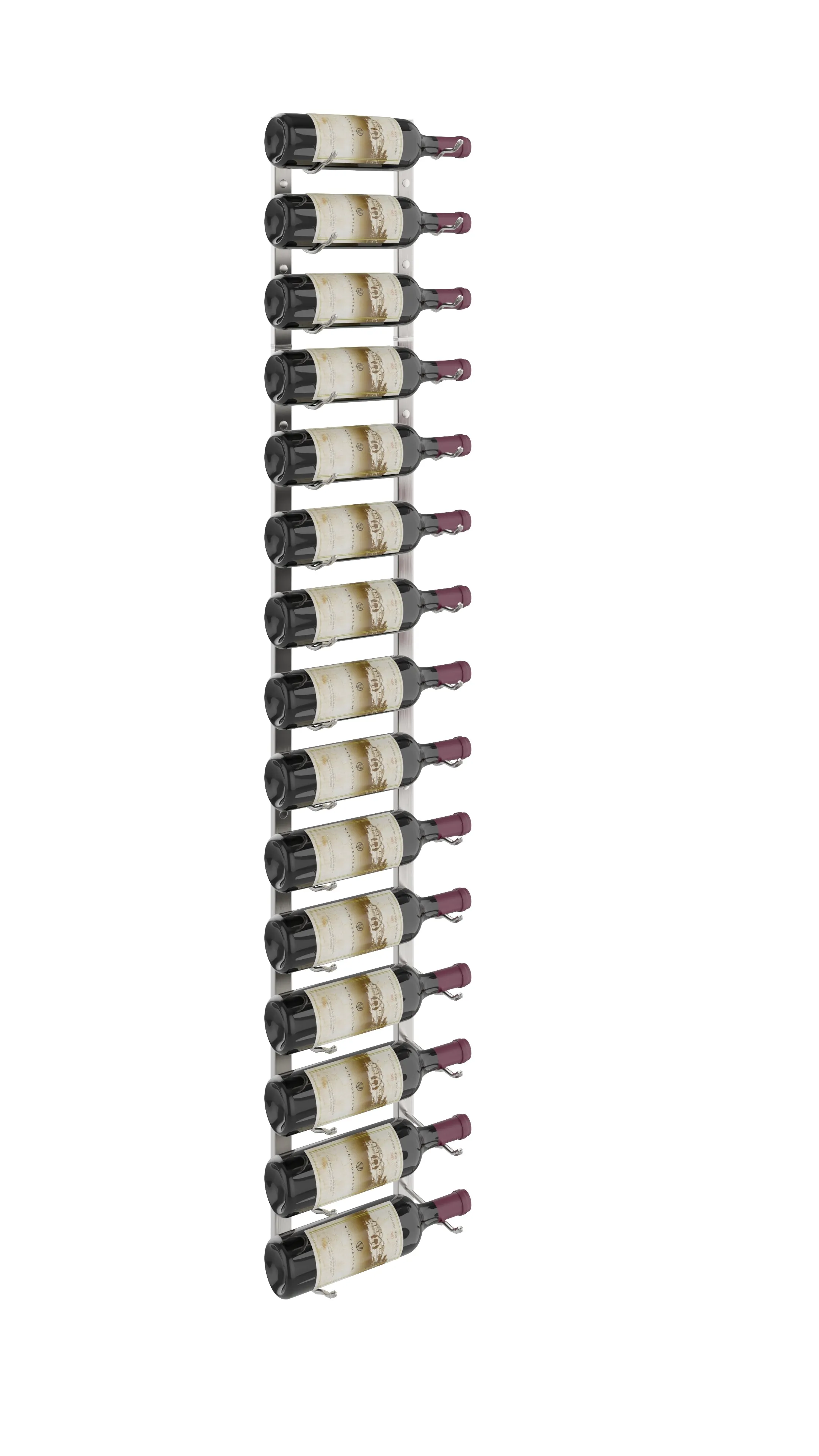 W Series Wine Rack 5 (wall mounted metal wine rack kit)