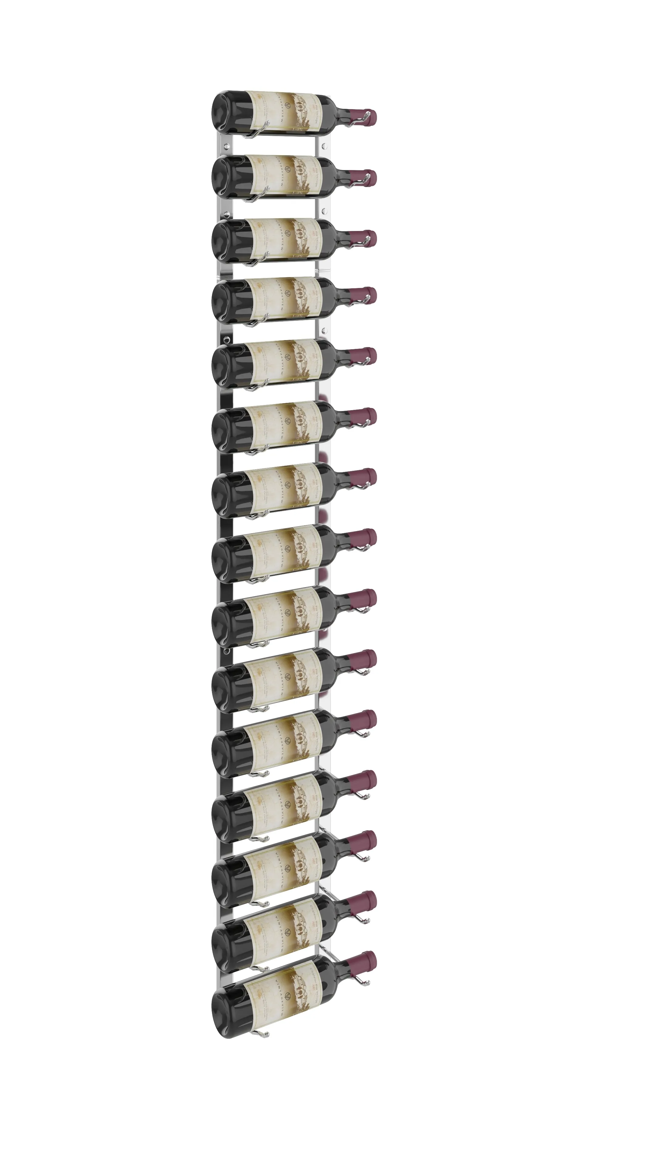 W Series Wine Rack 5 (wall mounted metal wine rack kit)