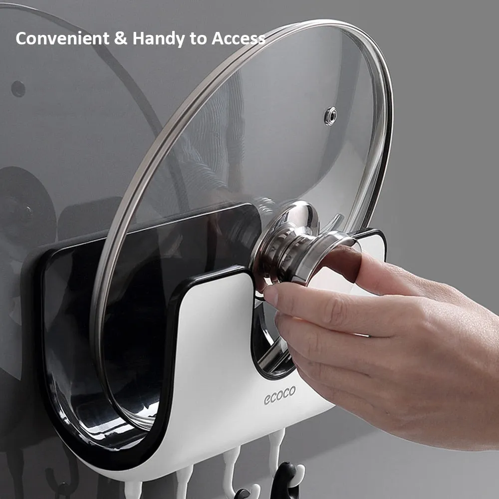 Wall Mounted Lid Rack Holder - Jennyhome