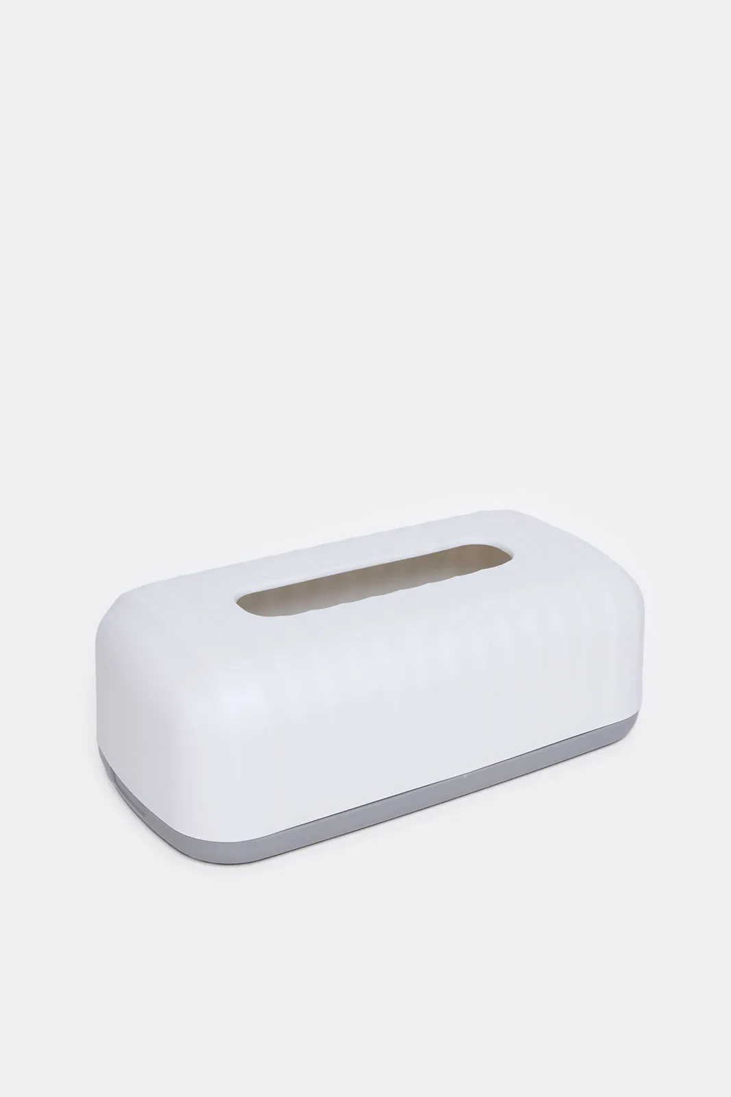White Solid Tissue Box