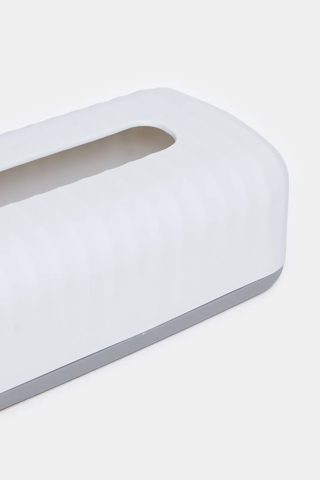 White Solid Tissue Box